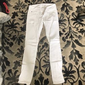 White Hudson skinny jeans